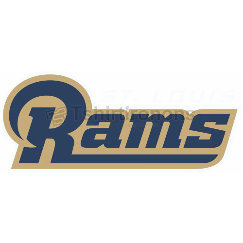 St. Louis Rams T-shirts Iron On Transfers N761 - Click Image to Close